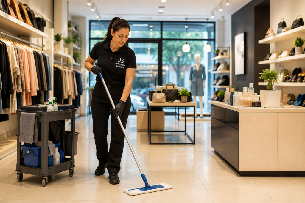 Nettoyage de commerces – JS Nettoyage Services